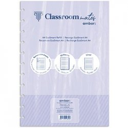 Recarga Caderno Inteligente Ambar EcoSmart A4 Pautado 50Fls