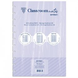 Recarga Caderno Inteligente Ambar EcoSmart A4 Quadri 50Fls