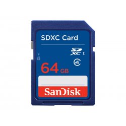 SanDisk - Cartão de memória flash - 64 GB - Class 4 - SDXC SDSDB-064G-B35