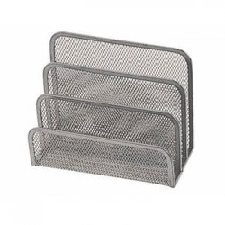 Suporte para Cartas em Rede metálica Prata SMD513