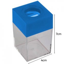 Porta Clips Azul Magnetico Quadrado 1un 577Z28175