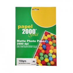 Papel A4 150g InkJet 2000 Foto Matte 20 Folhas 181Z17992
