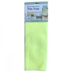 Pano Microfibras 30x40cm Amarelo Fluorescente 1un 68510140