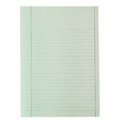 Caderno Papel Almaço A4 Pautado Azul c/Margem 5Fls 108Z15385