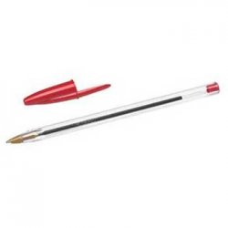 Esferográfica BIC Cristal Ball Point Vermelho 1mm 50un 1171052