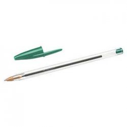Esferográfica BIC Cristal Ball Point Verde 1mm 50un 1171053