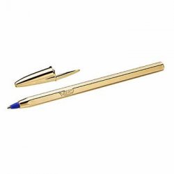 Esferográfica BIC Edição Especial Azul 1mm Dourado 20un 117921340