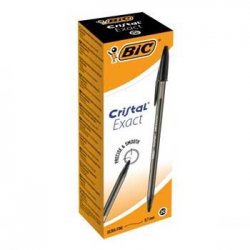 Esferográfica BIC Cristal Exact Preto 0,7mm 20un 117992603