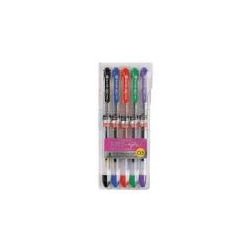 Esferográfica Gel Dong-A My-Gel 5 Cores 0,7mm 5un 1171910