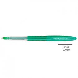 Esferográfica Gel Uni Ball Gelstick UM-170 Verde 0,7mm 12un 1171140VD