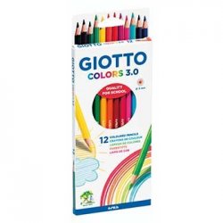 Lápis Cor 12un Cx Cartão Giotto Colors 3.0 18cm 160276600