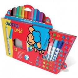 Marcador Feltro Giotto Be-Be 12un 130469900