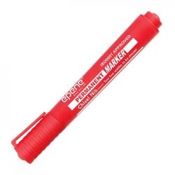 Marcador Permanente Grosso Epene EP11-2002 2mm Vermelho 1un 1301153