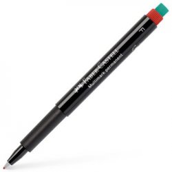 Marcador Permanente Fino Faber-Castell 0,7mm Vermelho 1un 1311099