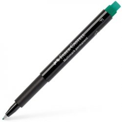 Marcador Permanente Fino Faber-Castell 0,7mm Verde 1un 1311101