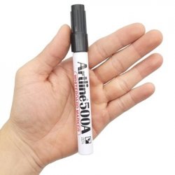 Marcador Quadros Brancos Artline 500A 2mm Preto 12un 1321001