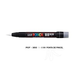 Marcador Uniball Posca PCF-350 1-10mm Branco (1) 1un 1293242/UN