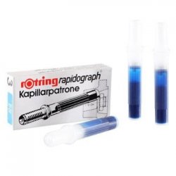 Cartucho Tinta Rotring 1:10 Azul Cx 3un 194Z14760
