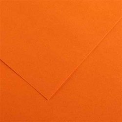 Cartolina 50x65cm Laranja 185g 1 Folha Canson 17240224