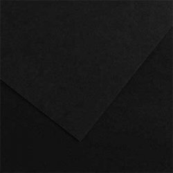 Cartolina 50x65cm Preto 185g 1 Folha Canson 17240245