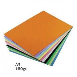 Cartolina A3 Cores Médias Sortidas 180g 50 Folhas 1725902