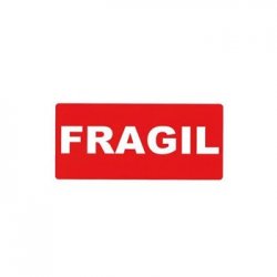 Etiquetas FRAGIL 100x50mm Apli Rolo 200un APL00296