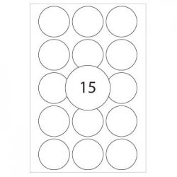 Etiquetas Redondas 32mm Branco Herma2270 480un 1992270