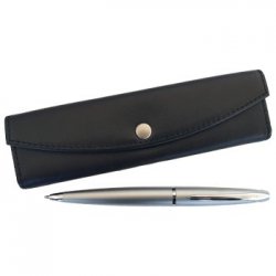 Esferográfica +  Bolsa Cross ATX Cromado Fosco CRO882PC-1