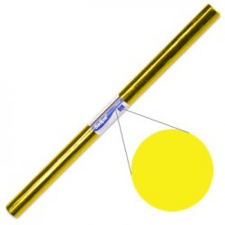 Papel Celofane Amarelo 50x65cm Rolo 25Fls 12312506