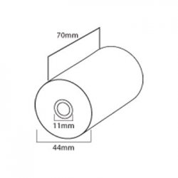Rolo Papel 44x70x11mm 10un 1571014