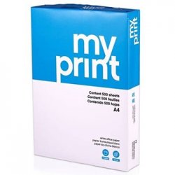 Papel  Fotocopia A4 My Print 5x500Fls 1801150
