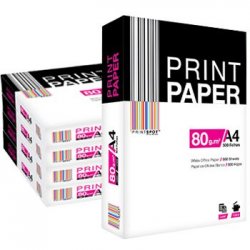 Papel 080gr Fotocopia A4  PrintSpot 5x500 Folhas 1801180