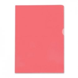 Bolsa Plástico em L A4 90mic Vermelho 1un SMD224