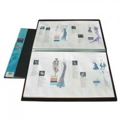 Pasta A3 c/40 Bolsas 80 Paginas Catalogo  Preto 10012467