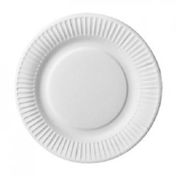 Pratos Ø 19cm Cartão Pure Redondo Branco 25un 6621209