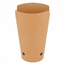 Caixa Cartolina Kraft 08.5x14cm Batatas Fritas 480ml 50un 6621288