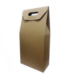 Caixa Cartão p/2 Garrafas Vinho 200x100x410mm 6581052