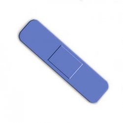 Pensos Rápidos Polietileno HACCP Cor Azul - EE 100un 1911850